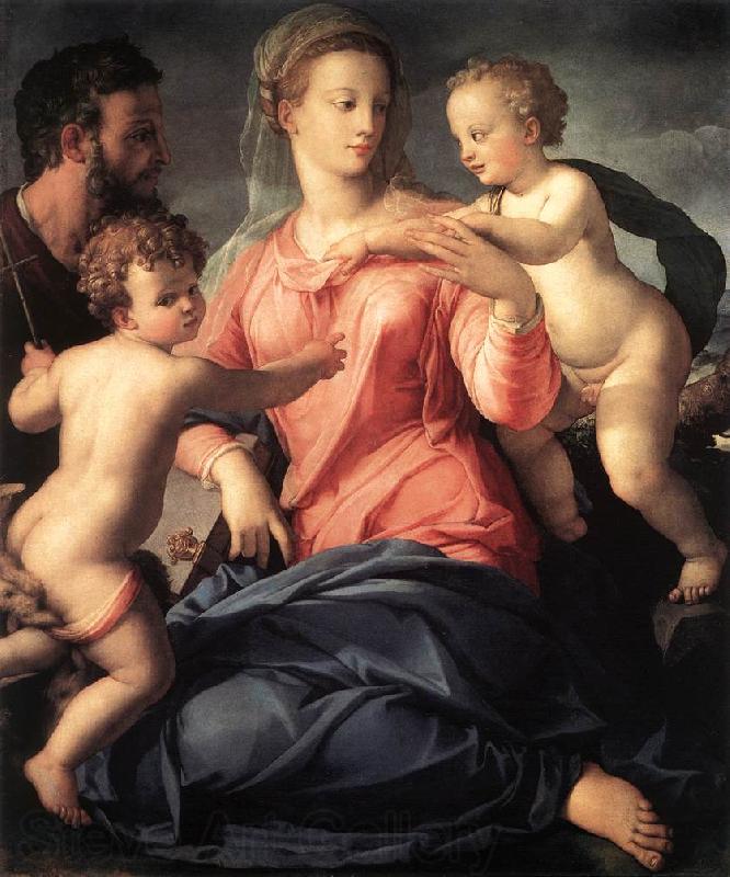 BRONZINO, Agnolo Holy Family gfhfi France oil painting art